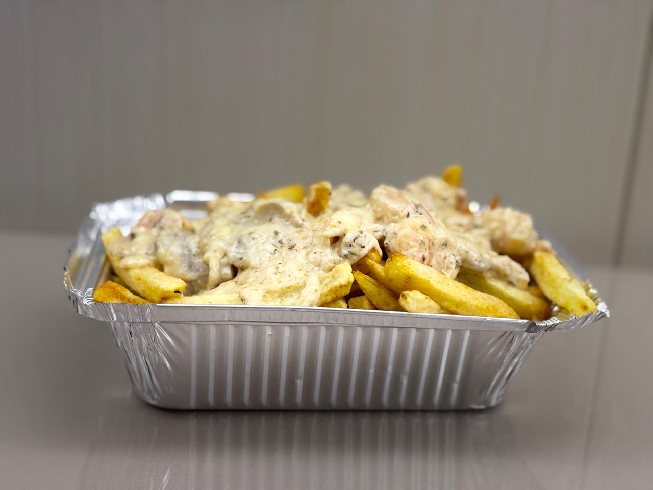 Papas Crema Pollo